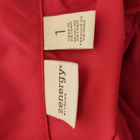 NEW Zenergy Chicos Jacket Lightweight Wind breaker Gelato Pink Barbiecore Spring - Picture 11 of 14